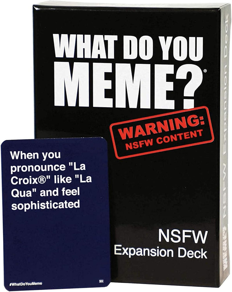 Load image into Gallery viewer, WHAT DO YOU MEME? NSFW Expansion Pack Designed to be Added to Core Game
