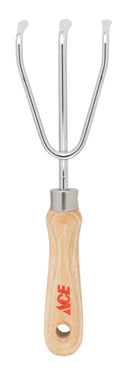 Ace 3 Tine Steel Hand Cultivator Wood Handle