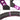 NRG Innovations NRG-RST-006PP Reinforced Steering Wheel (Black/Purple)