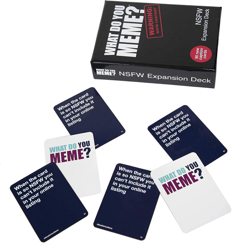 Load image into Gallery viewer, WHAT DO YOU MEME? NSFW Expansion Pack Designed to be Added to Core Game
