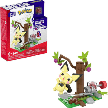 MEGA Pokémon Pichu's Forest Forage with 84 Pieces