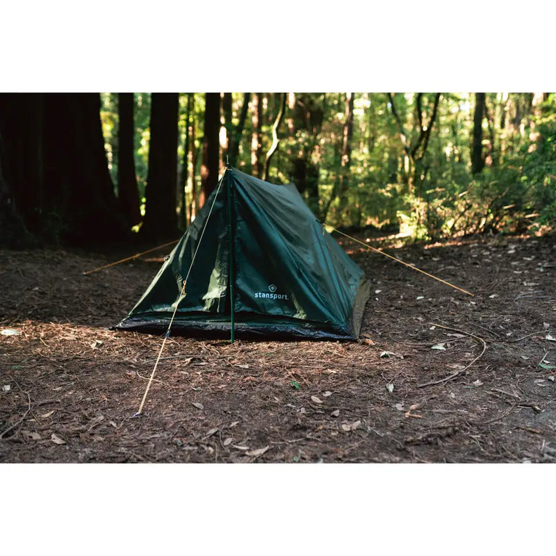 Load image into Gallery viewer, Stansport Scout 2-Person Backpack Tent Forest
