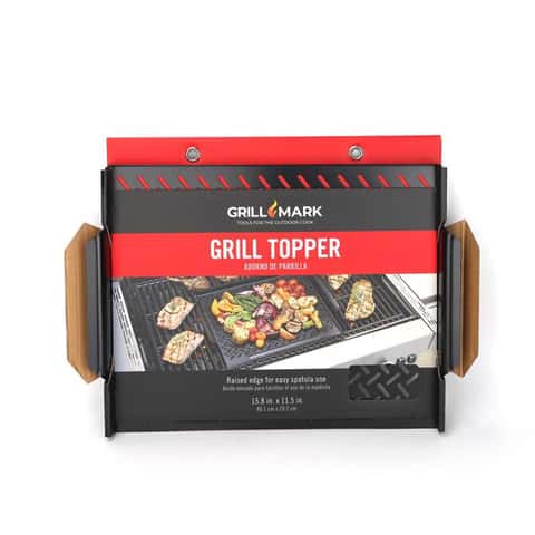 Load image into Gallery viewer, Gill Mark Steel Grill Topper 16&quot; x 12&quot;
