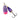 Blue Fox 5/8oz Classic Vibrax (Purple Scale/Pink Tip)