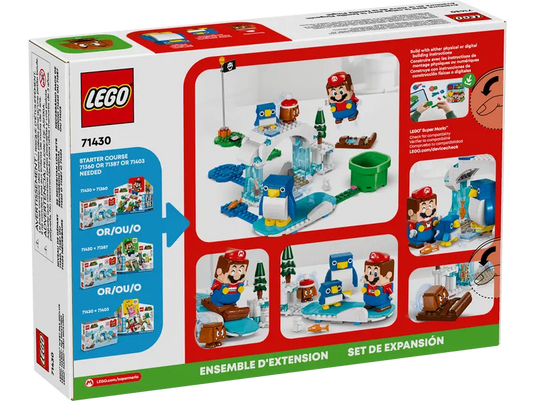 Lego Super Mario Penguin Family Snow Adventure Expansion Set 228pc