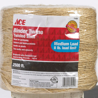 Ace 2500 ft. L Natural Twisted Sisal Twine