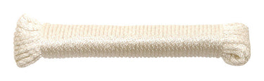 Ace 3/16 in. D X 50 ft. L White Solid Braided Nylon Rope