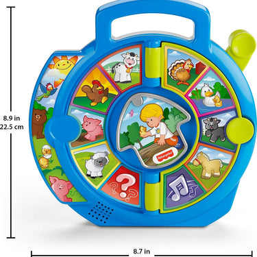 Fisher-Price Little People See ‘n Say Toddler Toy With Music And Sounds, World Of Animals