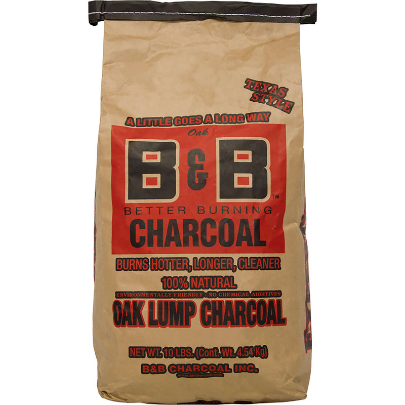 Load image into Gallery viewer, B&amp;B Charcoal All Natural Oak Hardwood Lump Charcoal 10 lb
