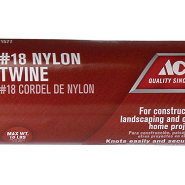 Ace 18 # X 525 ft. L White Twisted Nylon Twine