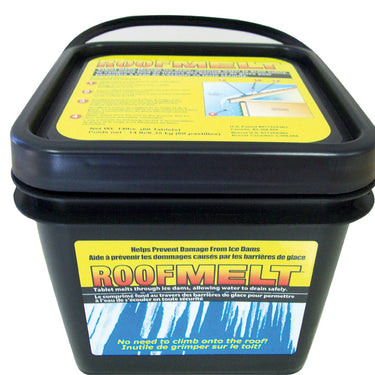 Roof Melt Calcium Chloride Tablet Ice Melt 14 lb
