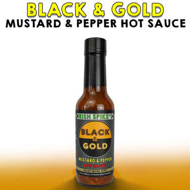 BLACK & GOLD - Mustard & Black Pepper 5oz