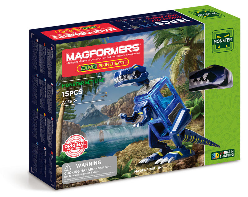 Load image into Gallery viewer, Magformers Dino Rano 15Pc Set
