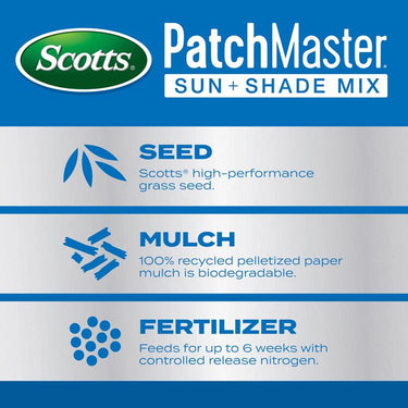 Scotts PatchMaster Mixed Sun or Shade Grass Spot Repair Seed 4.75 lb