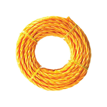 Ace 1/4 in. D X 100 ft. L Yellow Twisted Poly Rope