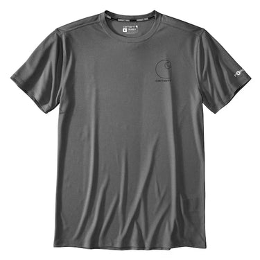 Carhartt Force Sun Defender™ Relaxed Logo T-Shirt (Steel Heather) Size L