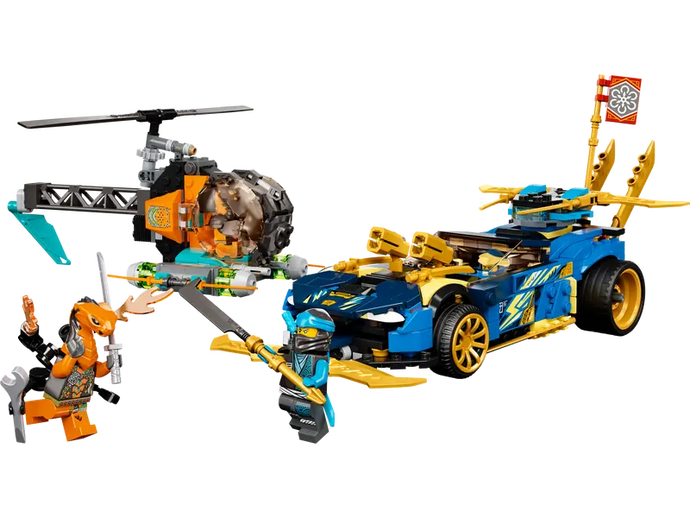 Lego Ninjago Jay and Nya's Race Car EVO