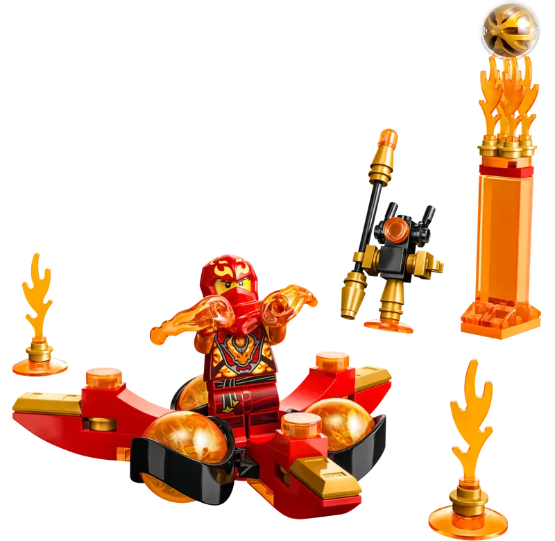 Load image into Gallery viewer, Lego Ninjago Kai’s Dragon Power Spinjitzu Flip 72pc
