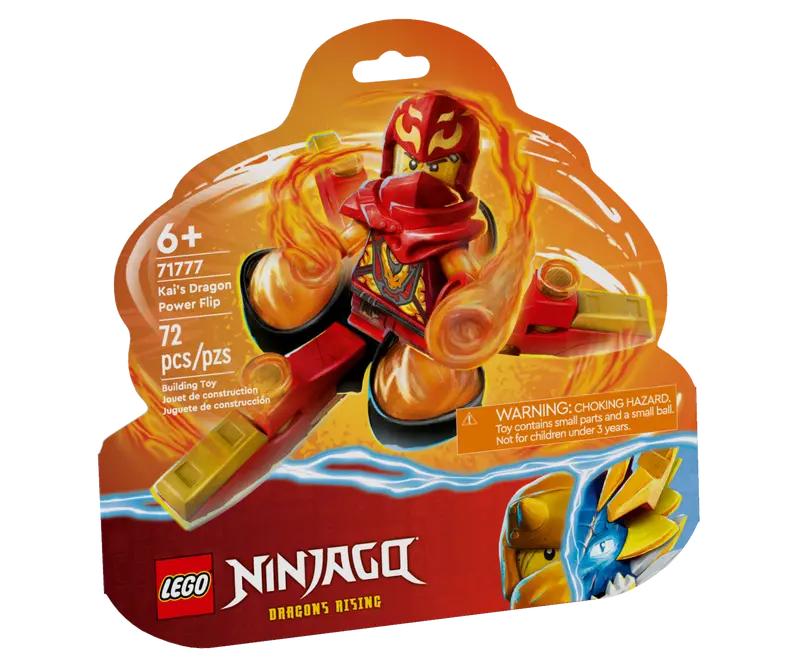 Load image into Gallery viewer, Lego Ninjago Kai’s Dragon Power Spinjitzu Flip 72pc
