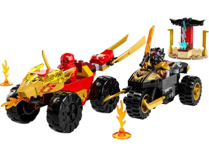 Lego Ninjago Kai and Ras's Car and Bike Battle 103pc