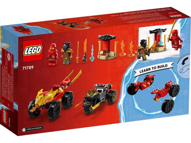 Load image into Gallery viewer, Lego Ninjago Kai and Ras&#39;s Car and Bike Battle 103pc
