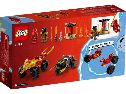 Lego Ninjago Kai and Ras's Car and Bike Battle 103pc