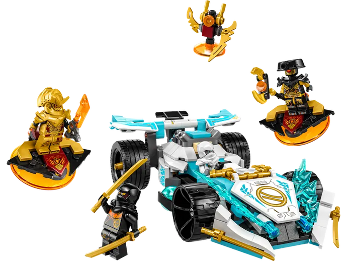 Lego Ninjago Zane’s Dragon Power Spinjitzu Race Car 307pc