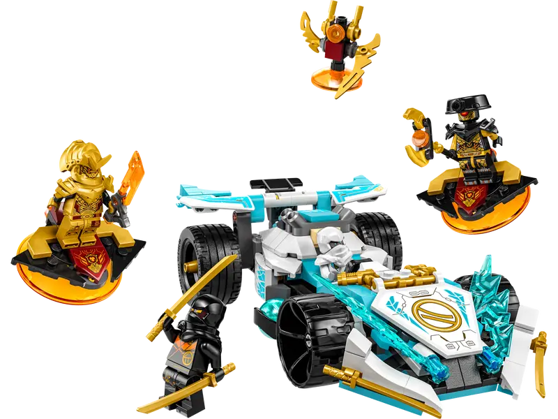 Load image into Gallery viewer, Lego Ninjago Zane’s Dragon Power Spinjitzu Race Car 307pc
