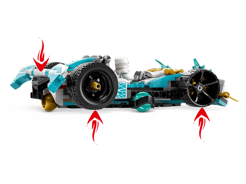 Load image into Gallery viewer, Lego Ninjago Zane’s Dragon Power Spinjitzu Race Car 307pc
