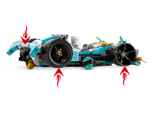 Lego Ninjago Zane’s Dragon Power Spinjitzu Race Car 307pc