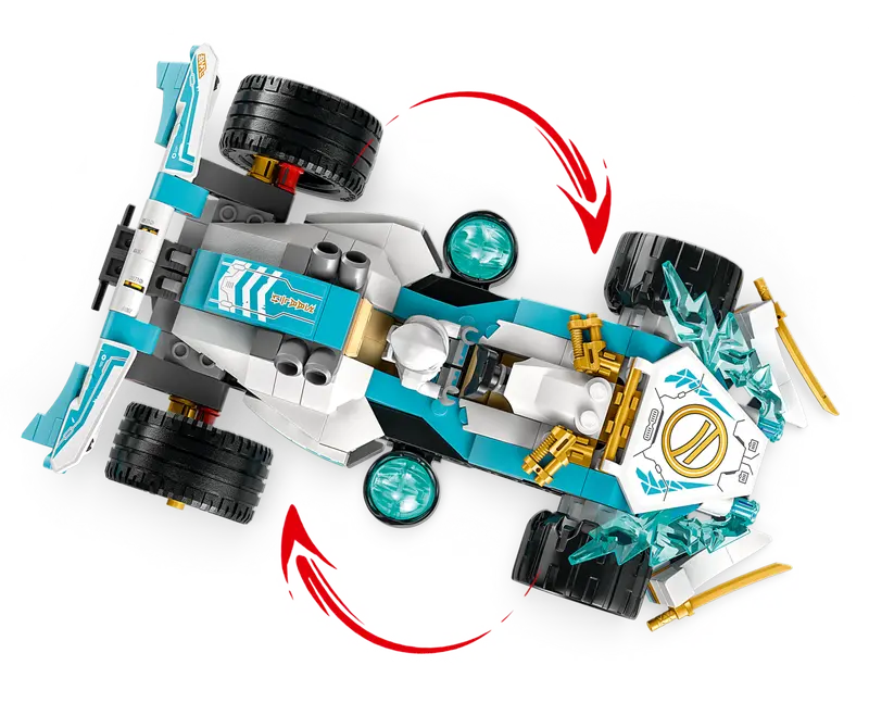 Load image into Gallery viewer, Lego Ninjago Zane’s Dragon Power Spinjitzu Race Car 307pc
