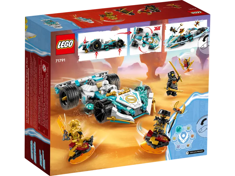 Load image into Gallery viewer, Lego Ninjago Zane’s Dragon Power Spinjitzu Race Car 307pc
