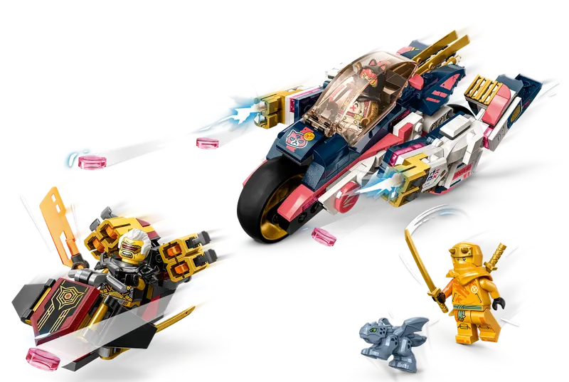 Load image into Gallery viewer, Lego Ninjago Sora&#39;s Transforming Mech Bike Racer 384pc
