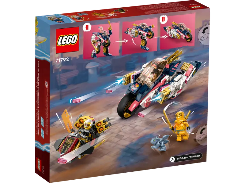 Load image into Gallery viewer, Lego Ninjago Sora&#39;s Transforming Mech Bike Racer 384pc
