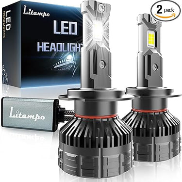 Auxbeam Headlight Bulbs 120w 25000lm Gx Series Brightest 6500k Cool White | 2 Bulbs