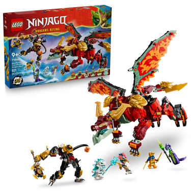LEGO® NINJAGO® Wyldfyre's Transforming Dragon Mech