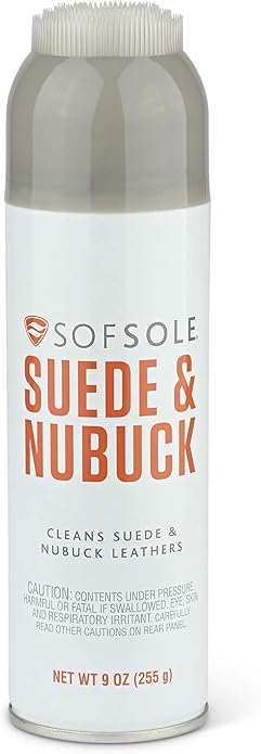 Sof Sole Suede and Nubuck Leather Shoe Cleaner, 9-Ounce