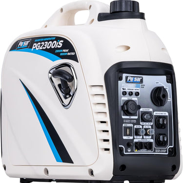 Pulsar PG2300iS 2,300W Portable Super Quiet Gas-Powered Inverter Generator with USB Outlet & Parallel Capability, CARB Compliant