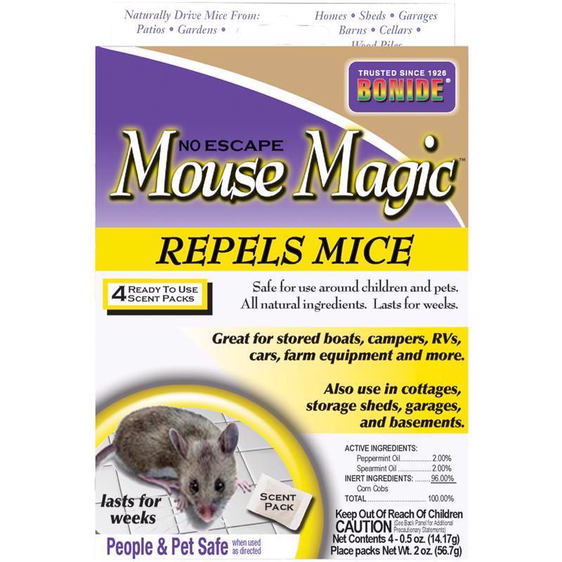 Load image into Gallery viewer, Bonide Mouse Magic Animal Repellent Scent Pouch For Mice 4 pk

