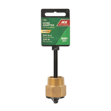 Ace 3/4 in. Brass Threaded Male Hose Coupling