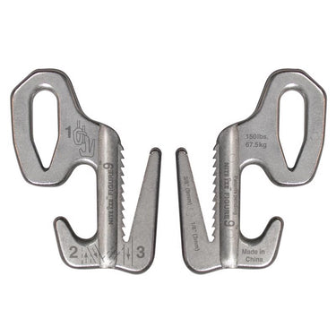 Nite Ize Figure 9 3 in. L Silver Twisted Plastic Tie-Down Rope