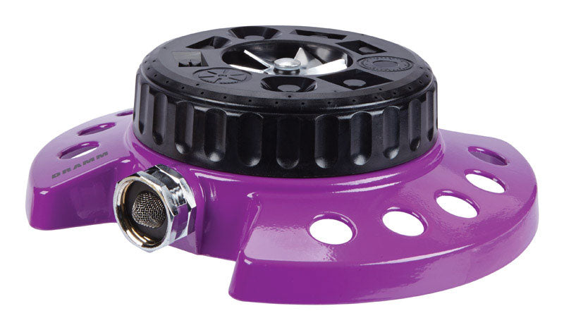 Load image into Gallery viewer, Dramm ColorStorm Metal Sled Base 9-Pattern Turret Sprinkler 575 sq ft 1 pk
