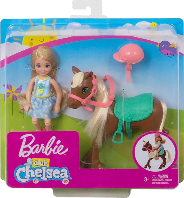 Barbie Club Chelsea Doll & Horse Set