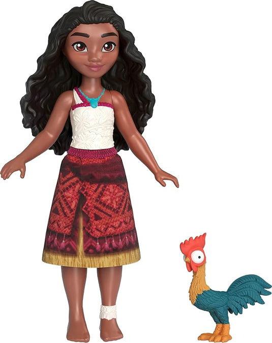Disney Moana 2 Toys, Moana's Adventure Canoe Playset With 1 Small Doll, 1 Canoe & 10 Accessories