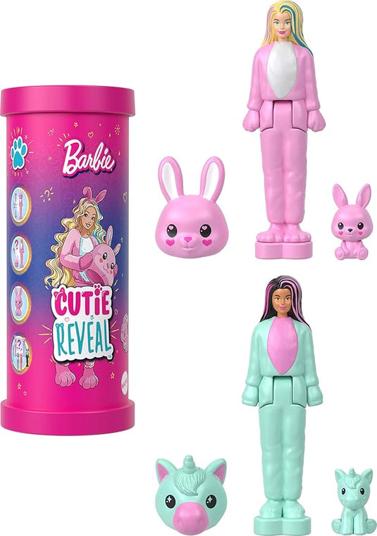 Barbie Mini BarbieLand Reveal Dolls 5-Pack, 1.5-inch with Surprise Unboxing, Different Reveals
