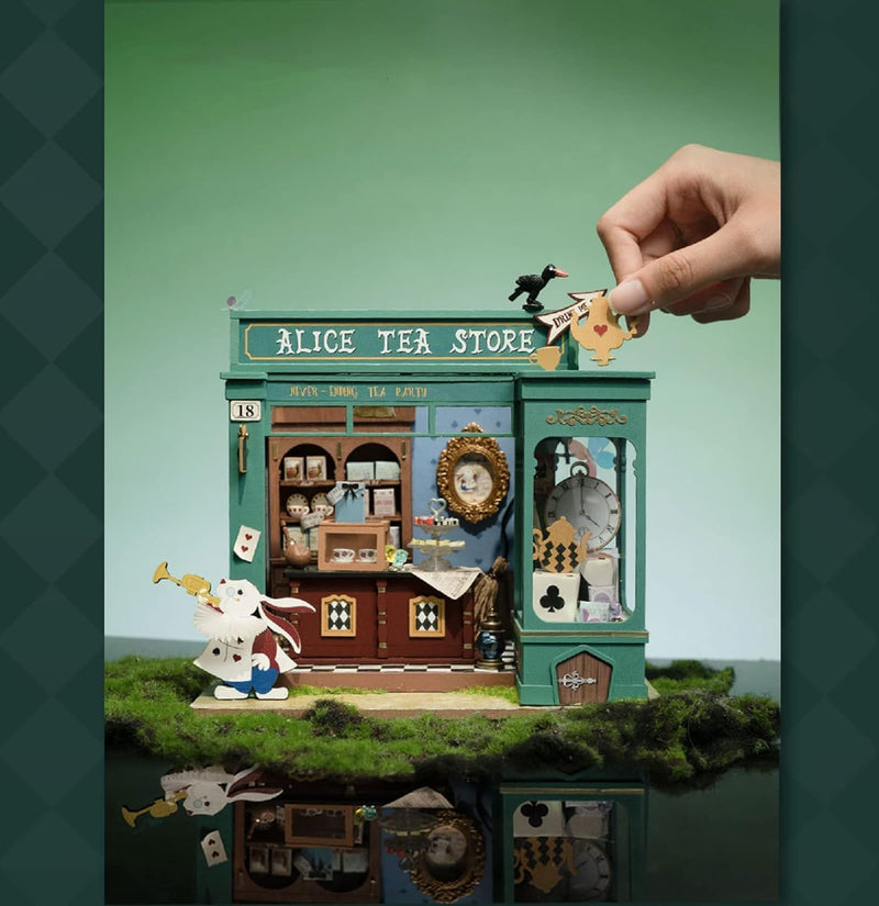 Load image into Gallery viewer, Rolife Alice&#39;s Tea Store DIY Miniature House Kit
