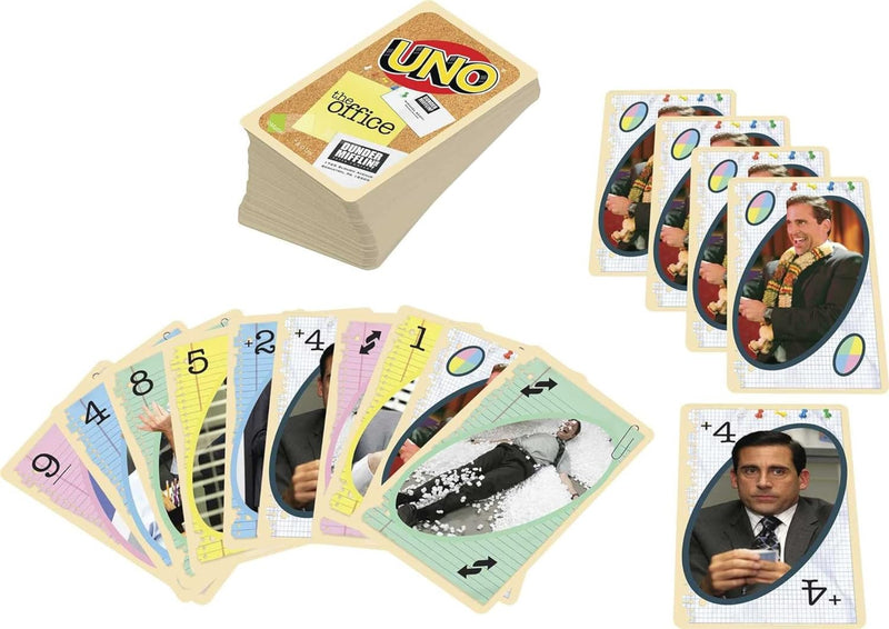 Load image into Gallery viewer, Mattel Games UNO The Office Card Game for Teens &amp; Adults for Family or Game Night with Special Rule for 2-10 Players
