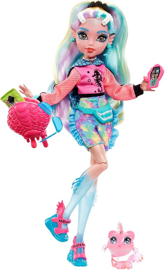Monster High Doll, Lagoona Blue with Colorful Streaked Hair in Signature Look