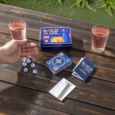 Kikkerland On-The-Go Games Tin Kit