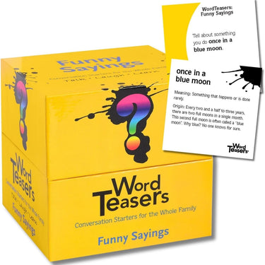WORD TEASERS Funny Sayings Conversation Cards